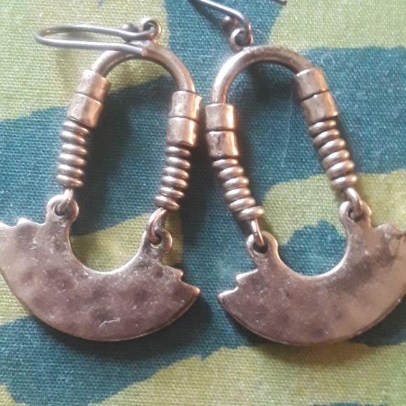 Brass Happiness Earrings - Picture 4 of 4